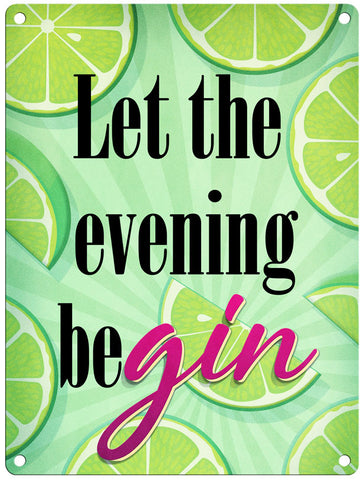 Let the evening be gin