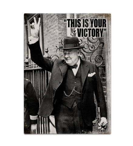 Winston Churchill this is your victory coaster
