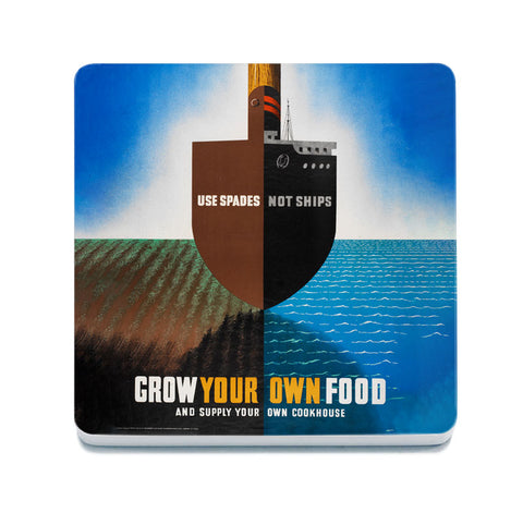 Grow your own food coaster