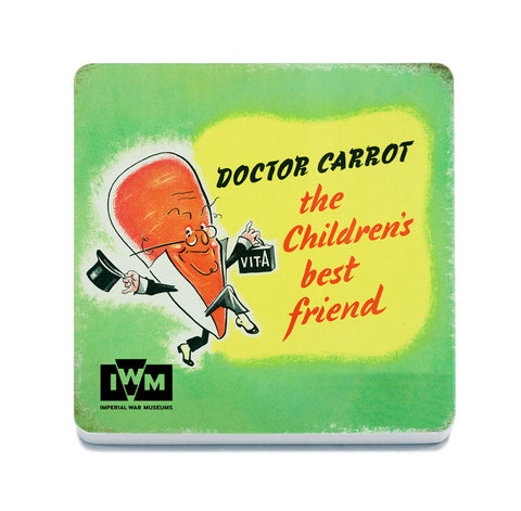 Doctor Carrot the children's best friend coaster