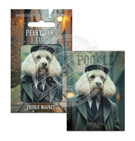 PEAKY PAWS CLUB - White Poodle