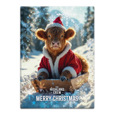 HIGHLAND CREW - Christmas Cow Sledging