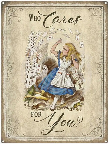 Alice and cards. Who cares for you.