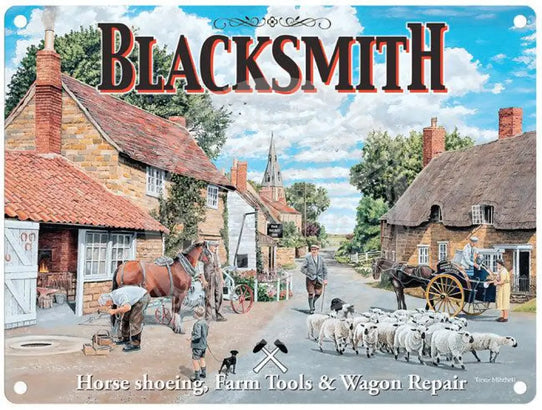 Blacksmith Metal Signs