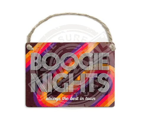 Boogie Nights Fridge Magnet Metal Signs