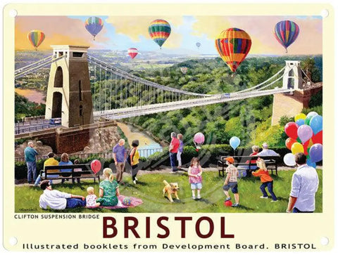 Bristol balloons flying over Clifton Suspension Bridge by Kevin Walsh