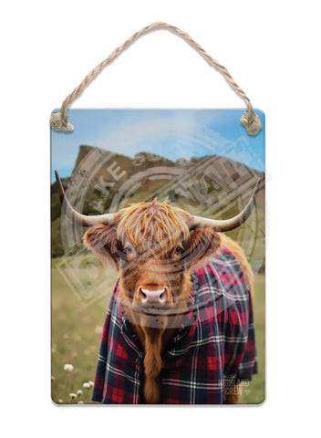 HIGHLAND CREW - Arthurs Seat Fridge Magnet Metal Signs