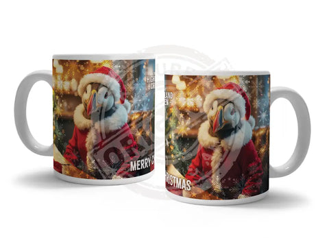 HIGHLAND CREW - Christmas Puffin Fridge Magnet Metal Signs