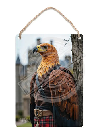 HIGHLAND CREW - Golden Eagle Fridge Magnet Metal Signs