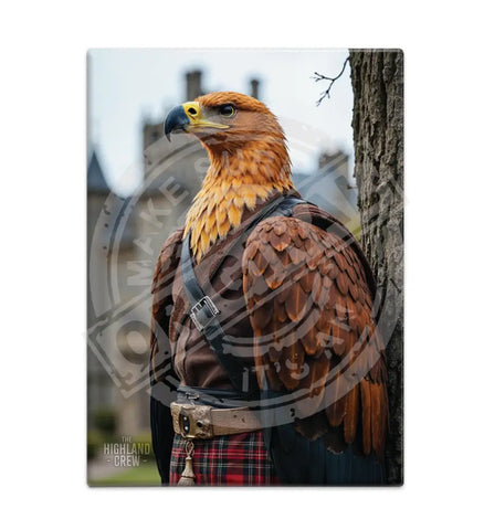 HIGHLAND CREW - Golden Eagle Fridge Magnet Metal Signs