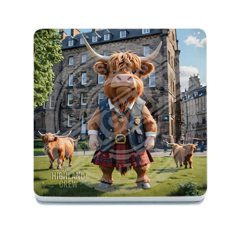 HIGHLAND CREW - Kilt Fridge Magnet Metal Signs