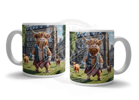 HIGHLAND CREW - Kilt Fridge Magnet Metal Signs