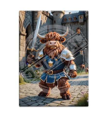HIGHLAND CREW - Knight Fridge Magnet Metal Signs