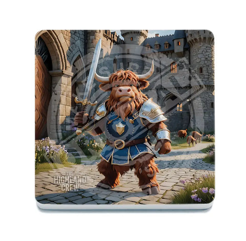 HIGHLAND CREW - Knight Fridge Magnet Metal Signs