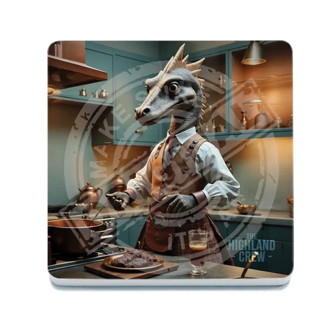 HIGHLAND CREW - LOCH NESS - Nessie Cooking Fridge Magnet Metal Signs