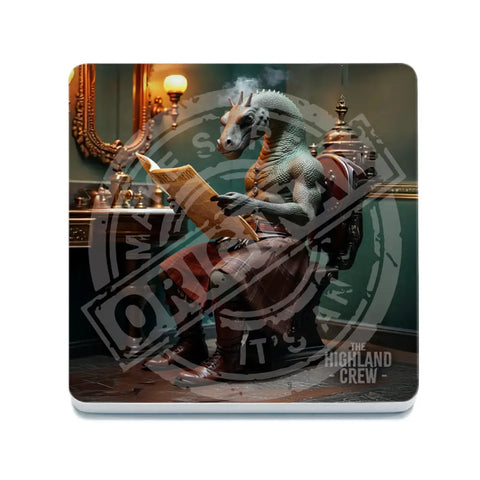 HIGHLAND CREW - LOCH NESS - Nessie Toilet Kilt Fridge Magnet Metal Signs