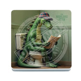 HIGHLAND CREW - LOCH NESS - Nessie Toilet Melamine Coaster Metal Signs