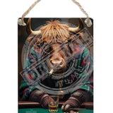 HIGHLAND CREW - Poker Dangler Metal Signs