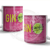 I’m Gin vincible Mug Metal Signs