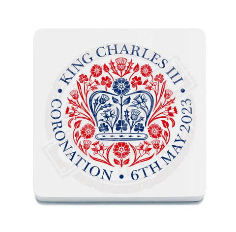 King Charles III Coronation Emblem Fridge Magnet Metal Signs