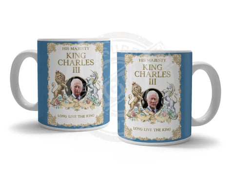 King Charles III Mini Metal Sign 15cm x 20cm Metal Signs