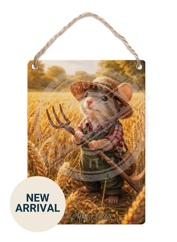 LIFE AFTER HUMANS - Fieldmouse Fridge Magnet Metal Signs