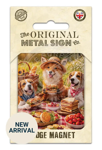 LIFE AFTER HUMANS - Fox Beagles Fridge Magnet Metal Signs