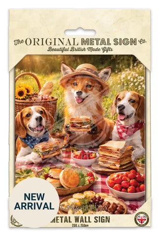 LIFE AFTER HUMANS - Fox Beagles Fridge Magnet Metal Signs