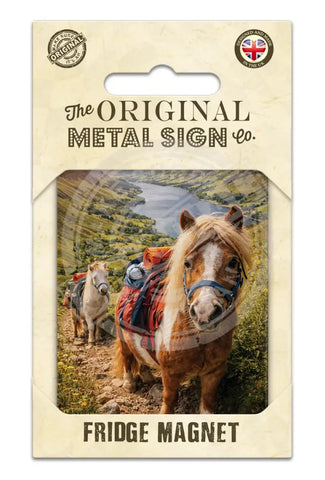 LIFE AFTER HUMANS - Pony Trekking Fridge Magnet Metal Signs