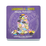 Liquorice Allsorts Melamine Coaster Metal Signs