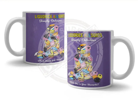 Liquorice Allsorts Fridge Magnet Metal Signs