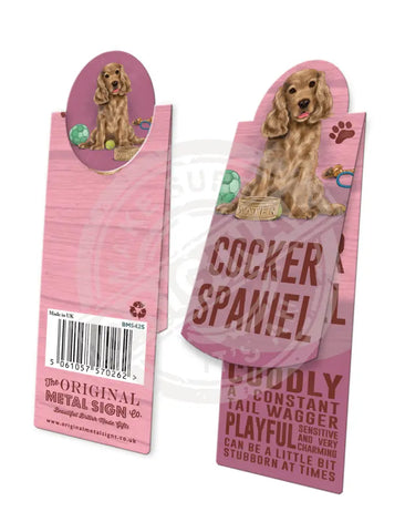 Magnetic Bookmarks - Cocker Spaniel Bookmark