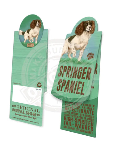 Magnetic Bookmarks - Springer Spaniel Bookmark
