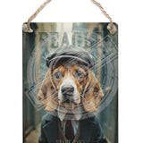 PEAKY PAWS CLUB - Beagle Dangler Metal Signs