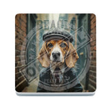 PEAKY PAWS CLUB - Beagle Melamine Coaster Metal Signs
