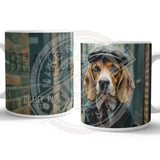 PEAKY PAWS CLUB - Beagle Mug Metal Signs