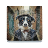 PEAKY PAWS CLUB - Border Collie Melamine Coaster Metal Signs