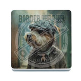 PEAKY PAWS CLUB - Border Terrier No.2 Melamine Coaster Metal Signs