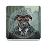 PEAKY PAWS CLUB - Boxer Melamine Coaster Metal Signs