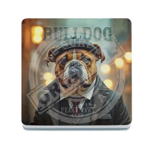 PEAKY PAWS CLUB - British Bulldog Fridge Magnet Metal Signs