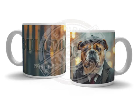 PEAKY PAWS CLUB - British Bulldog Fridge Magnet Metal Signs