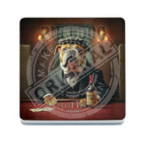 PEAKY PAWS CLUB - Bulldog Melamine Coaster Metal Signs