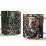 PEAKY PAWS CLUB - Bulldog Mug Metal Signs
