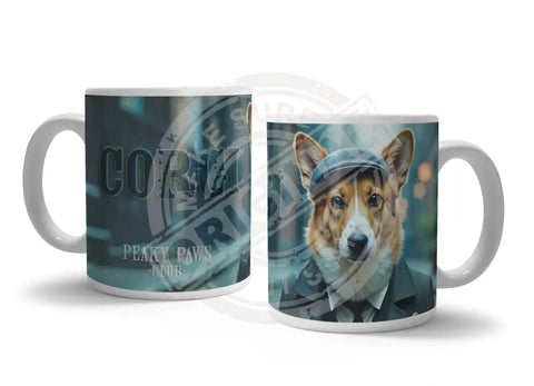 PEAKY PAWS CLUB - Corgi Fridge Magnet Metal Signs