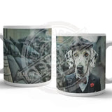 PEAKY PAWS CLUB - Dalmation Mug Metal Signs