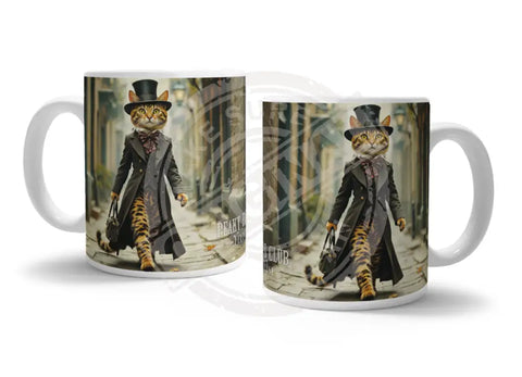 PEAKY PAWS CLUB - FELINE FINE - Bengal Cat Fridge Magnet Metal Signs