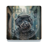 PEAKY PAWS CLUB - Lhasa Apso Melamine Coaster Metal Signs