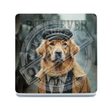 PEAKY PAWS CLUB - Retriever Melamine Coaster Metal Signs