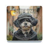 PEAKY PAWS CLUB - Shih Tzu Melamine Coaster Metal Signs