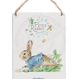 Peter Rabbit - hopping Dangler Metal Signs